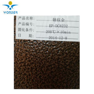 Hammer Tone Gold Color Texture Powder Coating Paint