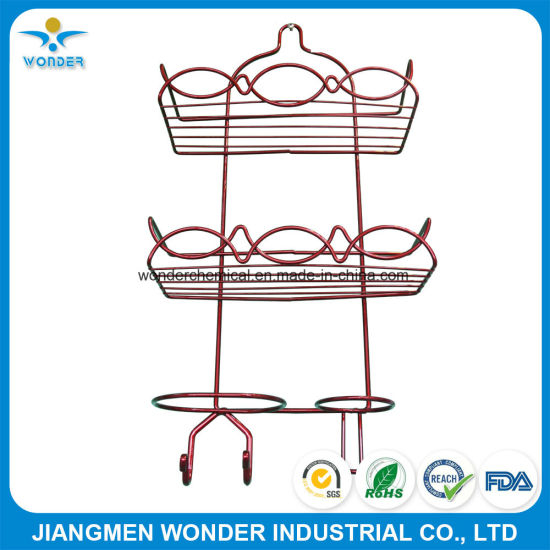 Indoor Metallic Epoxy Chrome Red Powder Coating for Bathroom Rack