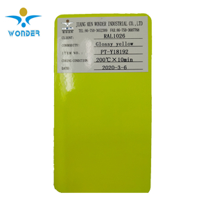 Ral1026 Glossy Yellow 80% Powder Coating for Busket