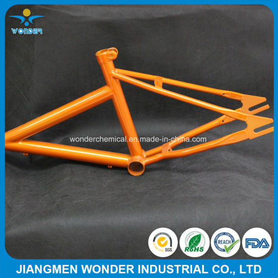 UV Resisting Tgic Glossy Orange Powder Coating for Bicycle Frame