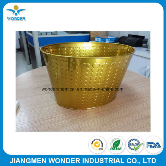 Epoxy Polyester Indoor Mirror Gold Powder Coating for Metals